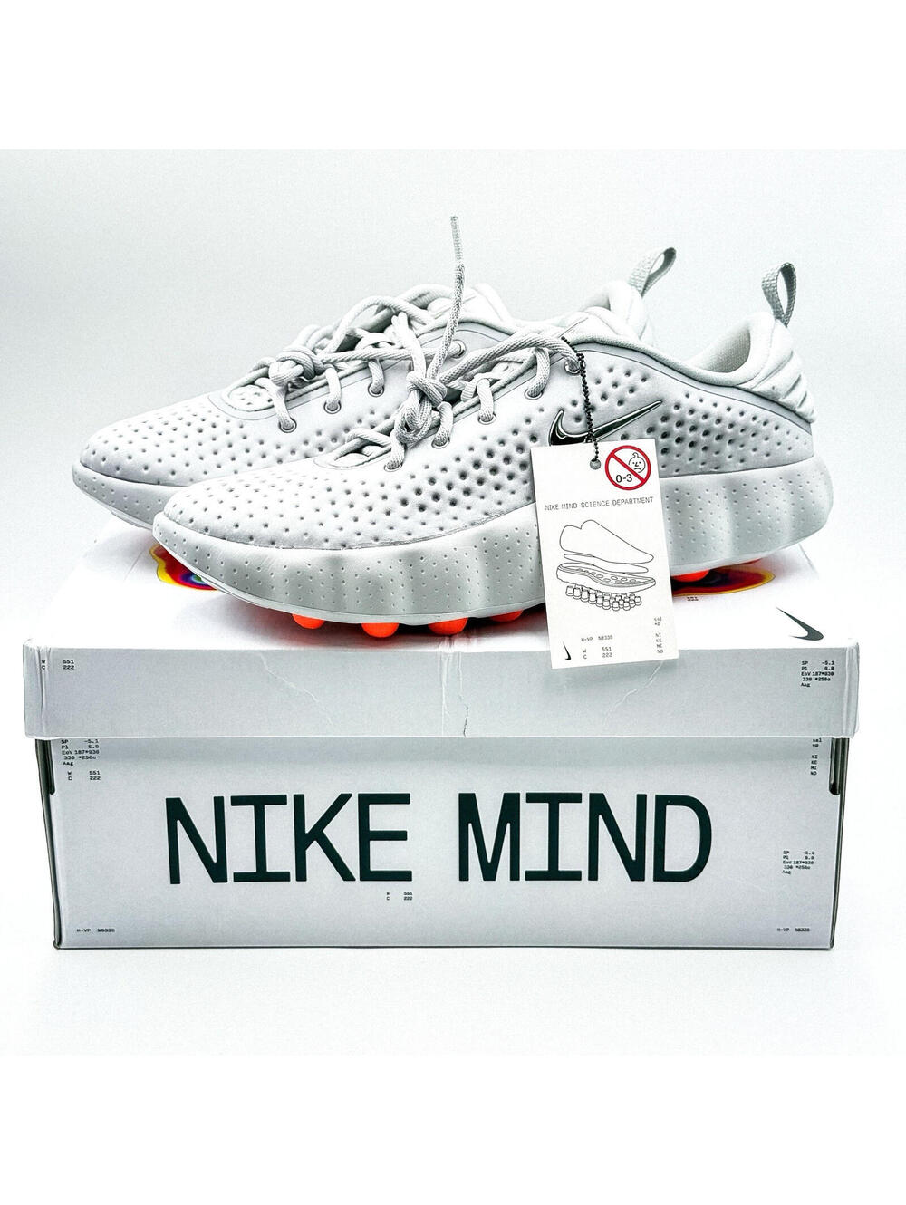 Nike Mind 002 Light Smoke Grey Sneakers Running Shoes NWT Mens Size 12